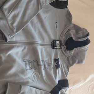 Nike Dri-Fit. University of Michigan, full-zip hooded sweatshirt